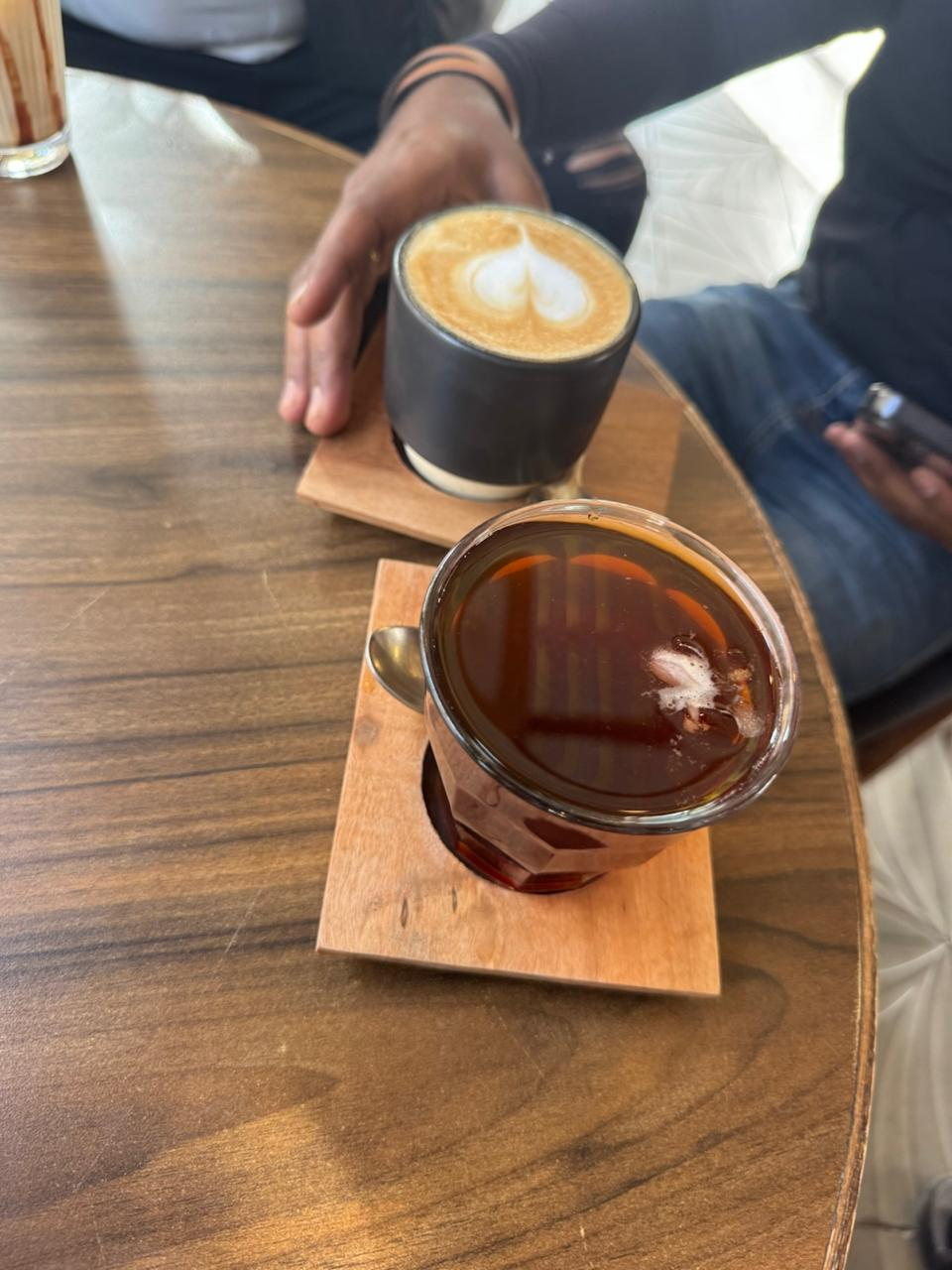 Two cups, two moods