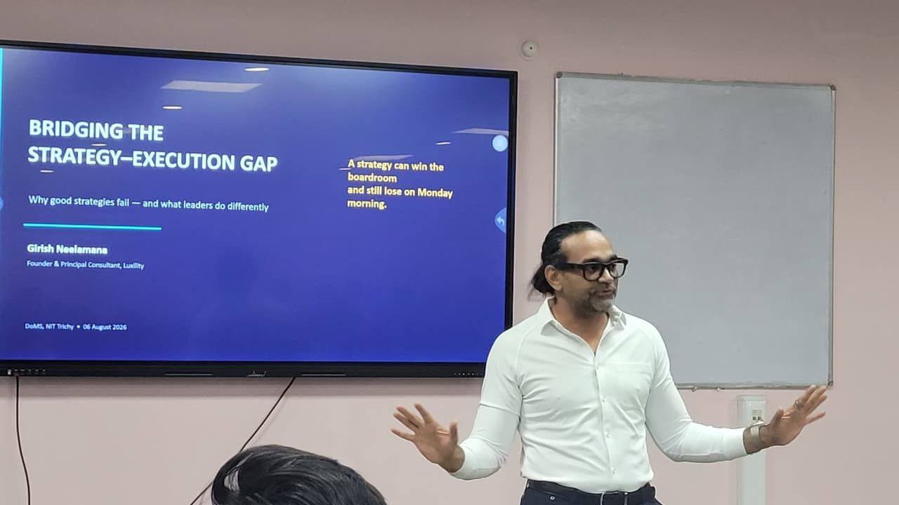 In conversation at NIT Trichy